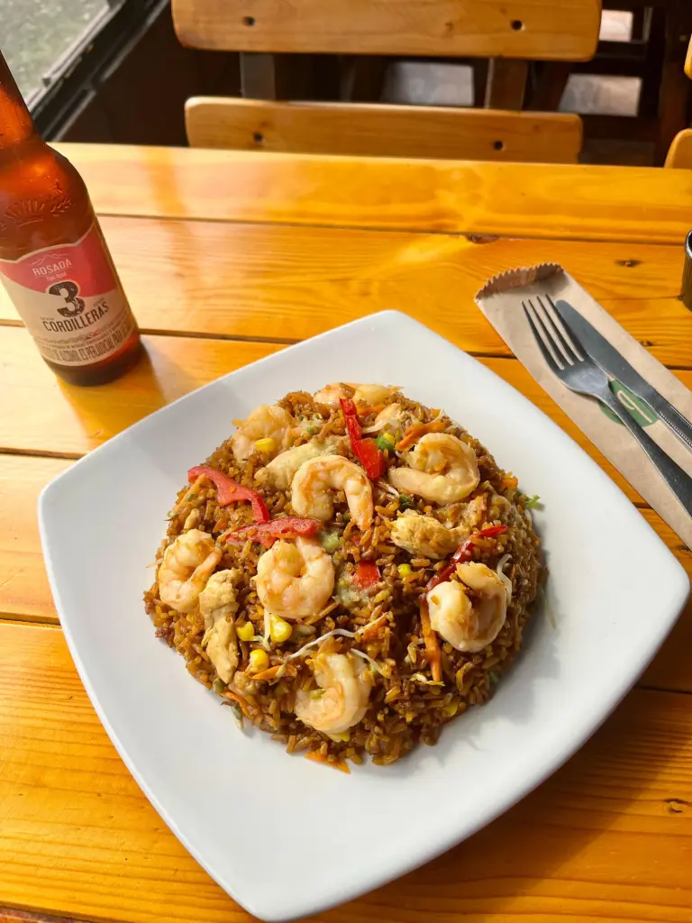 Arroz Pollo y Camarón